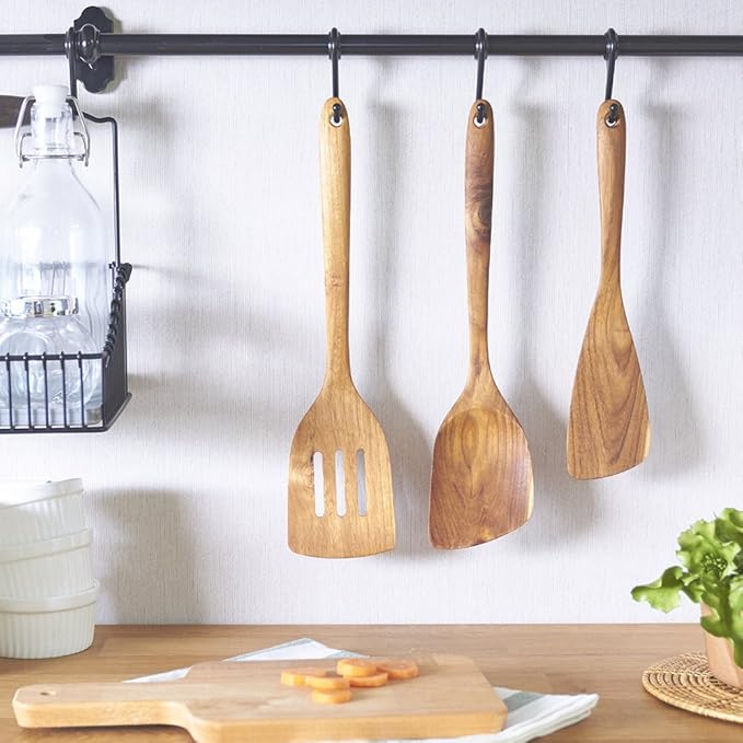 FAAY 11.5 Inch Teak Wood Spatula/Turner - Image 5