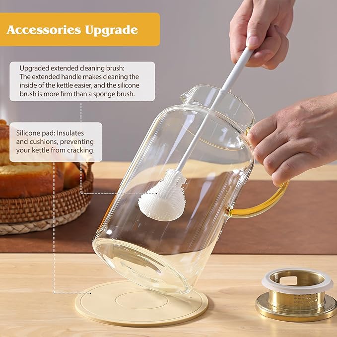 2 Pack 2 Liter/68oz Glass Pitchers - Image 5