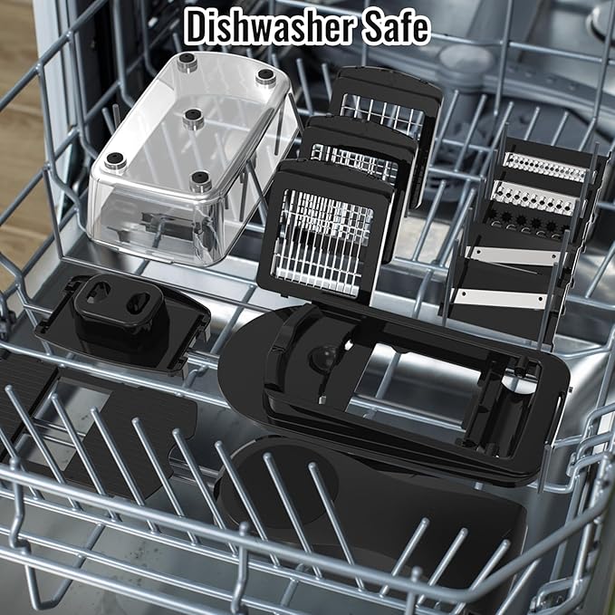 8 Blade All-in-1 Vegetable Chopper Mandoline Slicer - Image 8