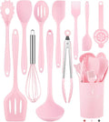 Kitchen Utensils Set-12 Pieces Silicone Cooking Utensils Set 392°F Heat by Pranski