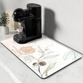 Rnivvi Coffee Mat, Hide Stain Rubber Backed Absorbent Dish Drying Pad by Rnivvi