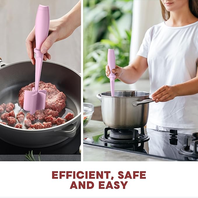 Meat Chopper, Hamburger Grinder, Premium Heat Resistant Smasher - Image 6