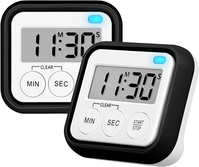 Timer, Kitchen Timers for Cooking Classroom Timer for Kids Teachers Magnetic by AOUVES