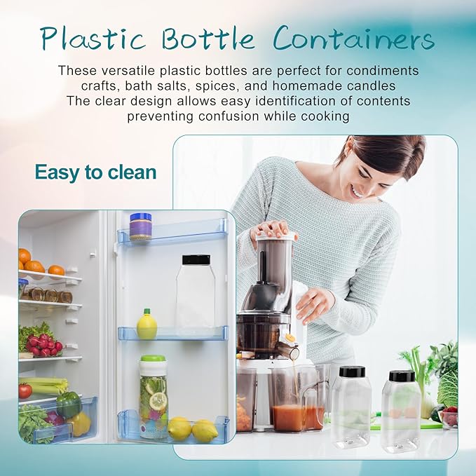 34 Pack 16 oz Plastic Spice Jars - Image 5