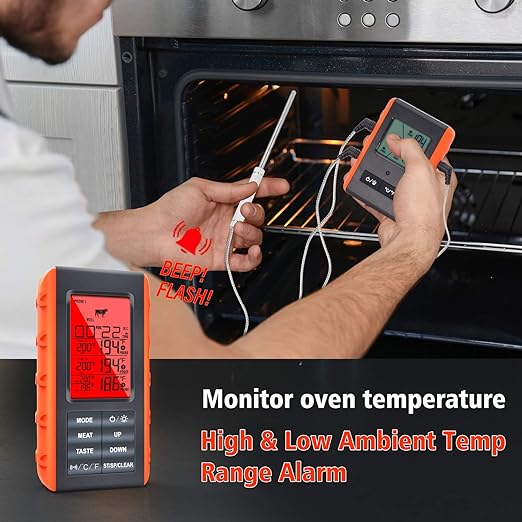 Wireless Meat Thermometer for Grilling Smoking - Image 4