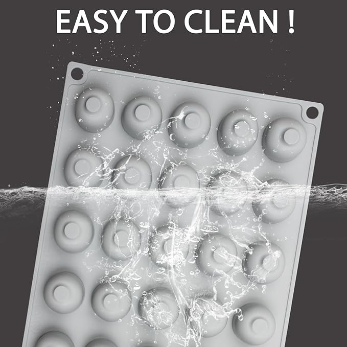 Silicone Cherry Molds, 35-Cavity 3D Cherry Chocolate Baking Tray - Image 9