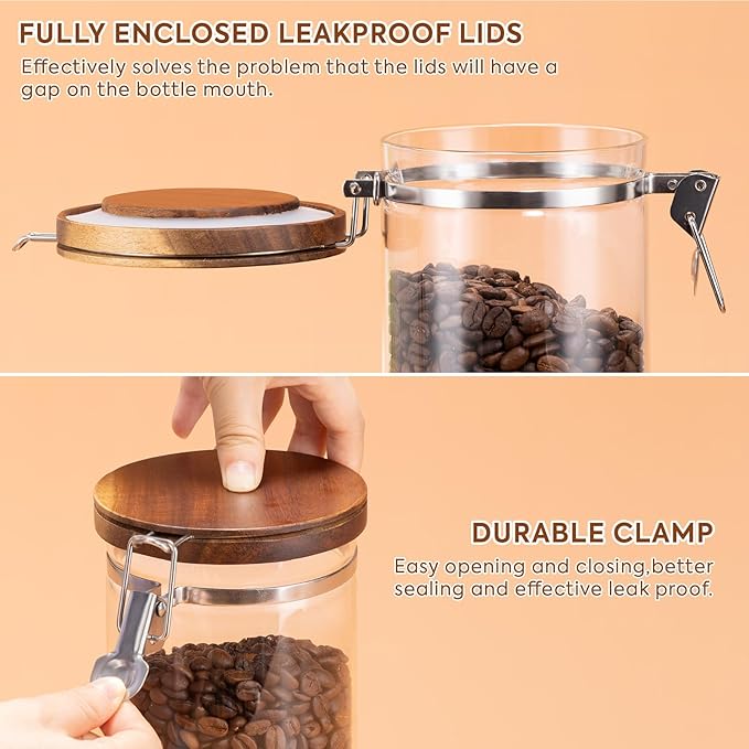 Yangbaga Glass Sugar Coffee Canister - Image 3