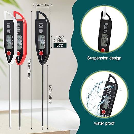 Copkim 3 Pcs Instant Read Meat Thermometer - Image 2