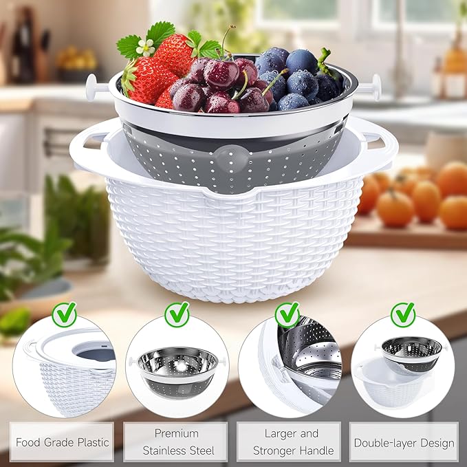 4-1 Strainer with Bowl Set - Image 6