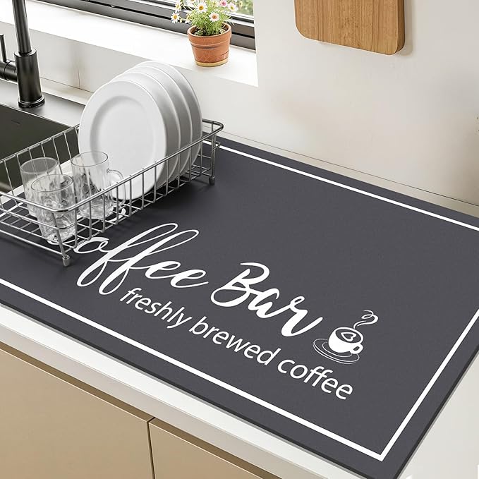 Findosom Dish Drying Mat, Cuttable Drying Mat - Image 9
