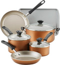 Farberware Cookstart DiamondMax Nonstick Cookware/Pots and Pans Set, Dishwasher by Farberware