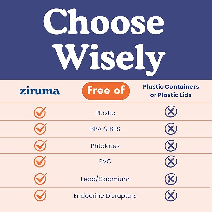 Ziruma Non-Toxic 2.6 Cup Glass Food Storage Containers - Image 5