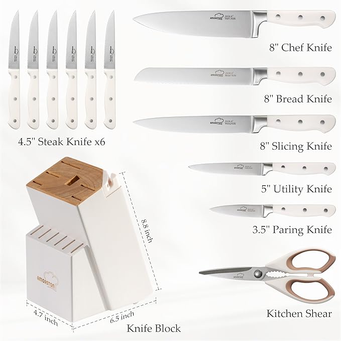 Knife Set, Kitchen Knives Set - Image 7