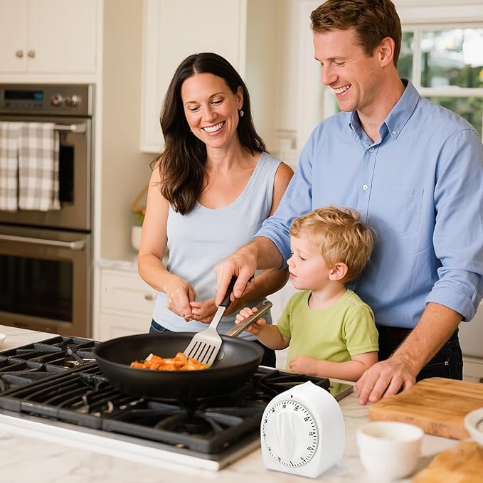Kitchen Timers for Cooking, 60 Minute Wind Up - Image 4