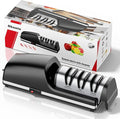 Professional Electric Knife Sharpener, 3-Stage Diamond Abrasive Sharpening by Shuniu