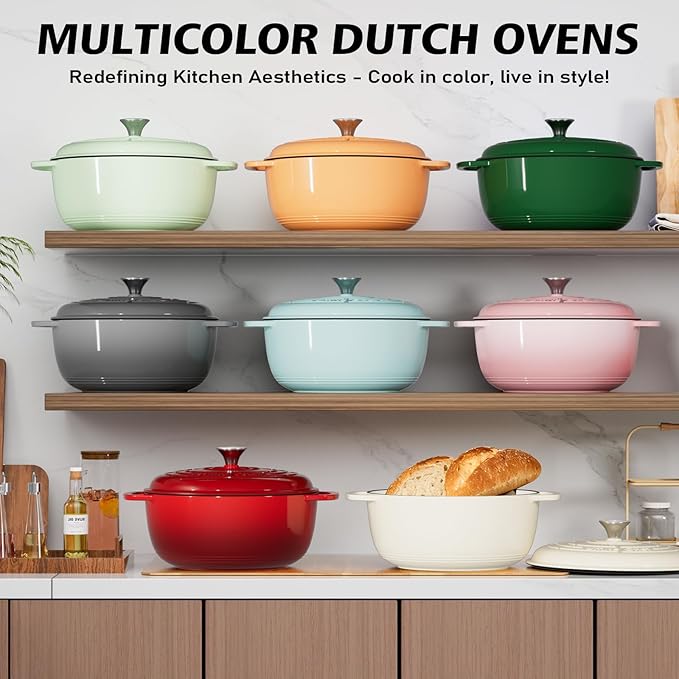 Enameled Cast Iron Dutch Oven - Image 8