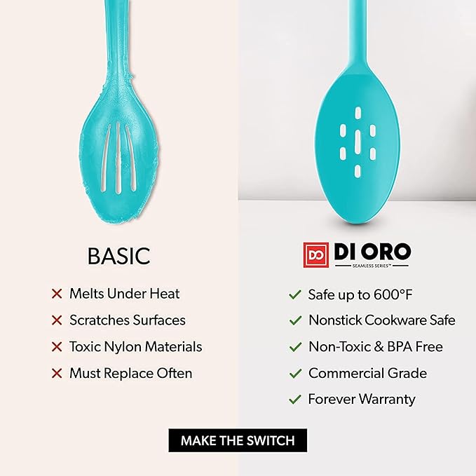 DI ORO Silicone Cooking Spoons - Image 7