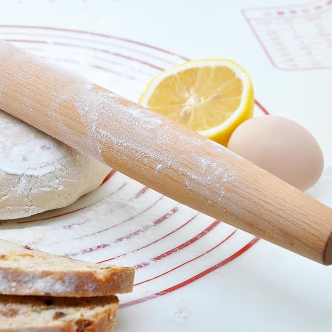 Wooden French Rolling Pin for Baking and Pastry - Image 2