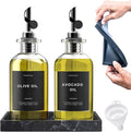 Verspace - Clear Glass Olive Oil Dispenser Bottles by Verspace