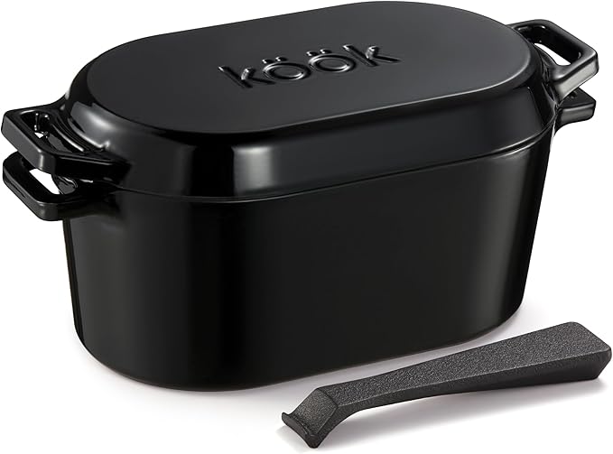 KooK Dutch Oven, for Bread Baking, Sourdough Loaf Pan, by Kook