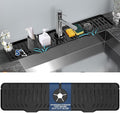 24" Splash Guard Plus Size Silicone Sink Faucet Drying Mat Handle Drip Catcher by BFONS