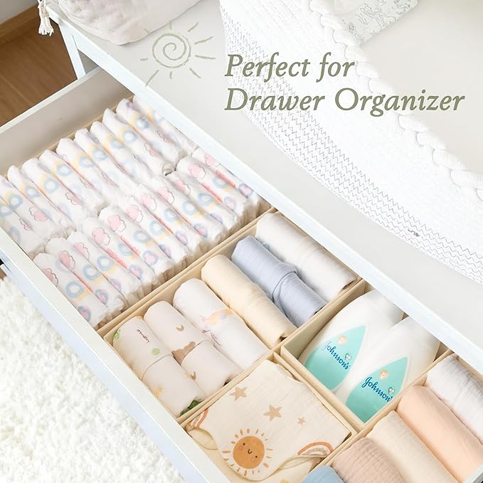 Criusia Drawer Organizer 18-Piece Set, Dresser Organizer - Image 5