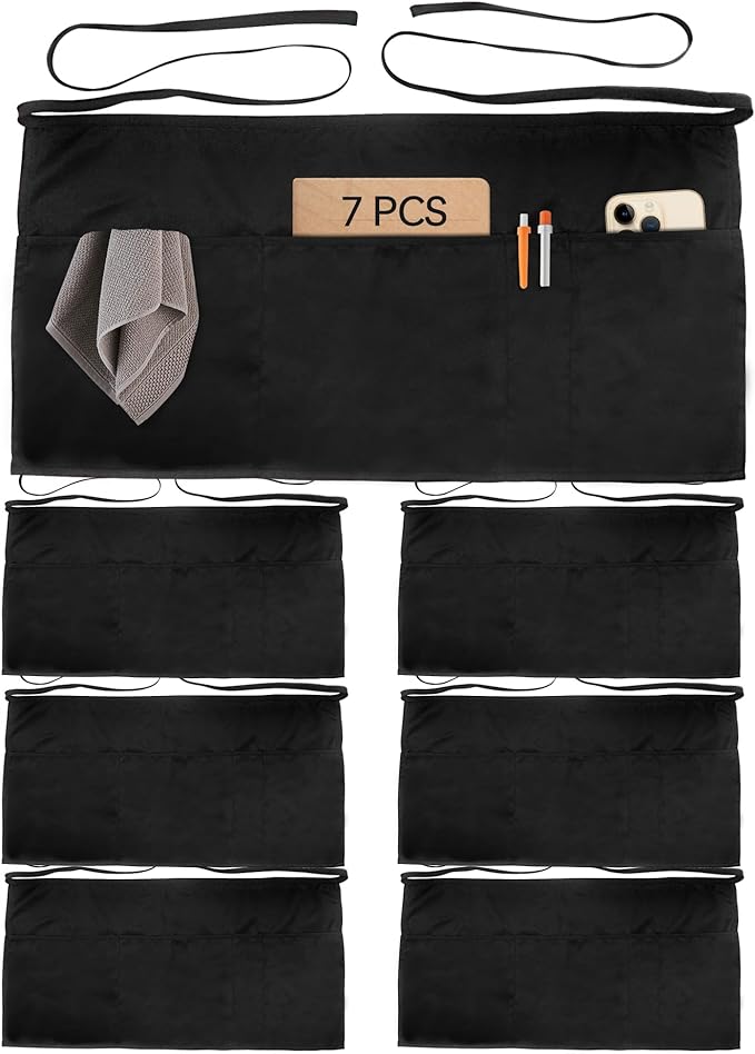 Xeoxarel Aprons with 4 Pockets 23.5'' X 11.5'' by XeoxarelWomensvests