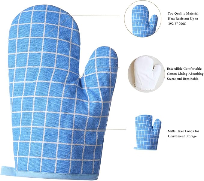 Oven Mitts and Potholders BBQ Gloves-Oven Mitts and Pot Holders - Image 2