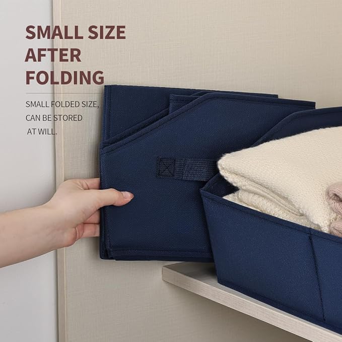 Homsorout Closet Baskets for Shelves Trapezoid - Image 5
