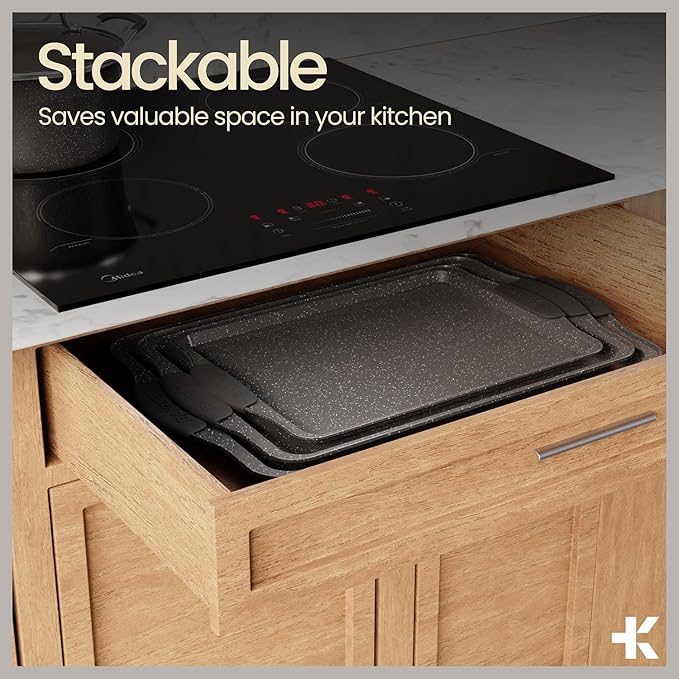 BAKKEN Cookie Sheets for Baking Nonstick Set - Image 6