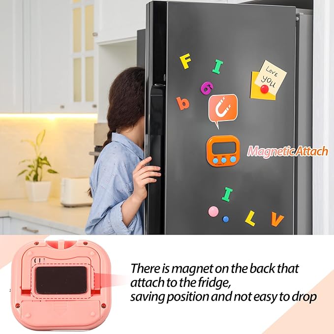 Weewooday 24 Pcs Digital Kitchen Timer Magnetic Timer Bulk On/Off Switch Minute - Image 5