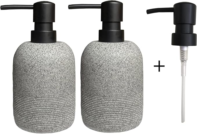GalDal 2pcs/Set Grey Soap Lotion Dispenser - Image 7