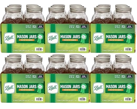 Ball Wide Mouth Glass Mason Jars by BallJar