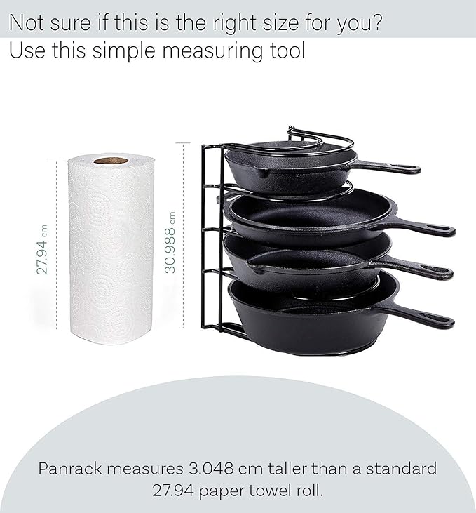 Cuisinel Heavy Duty Pots and Pans Organizer Rack - Image 7