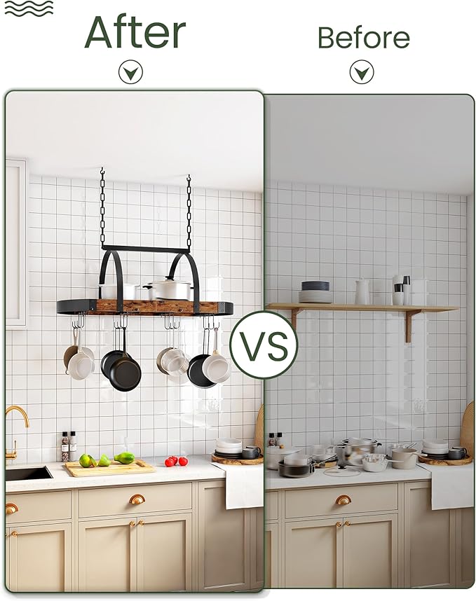 CHOEZON Hanging Pot Rack, Pot Hanger - Image 7