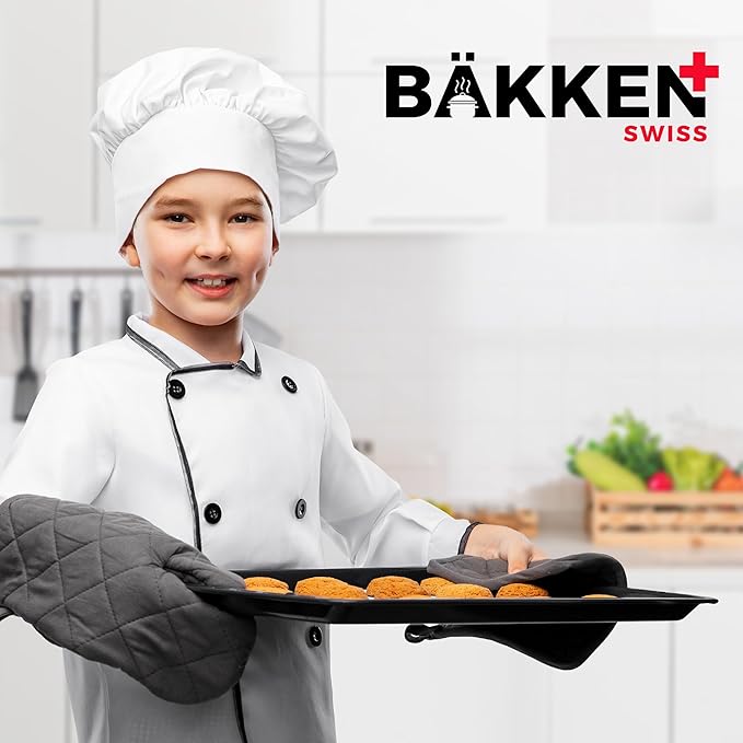 3 Piece Set Nonstick Carbon Steel Oven Bakeware -Professional Quality Kitchen - Image 8