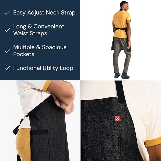 hedley & bennett Essential Apron - Image 4