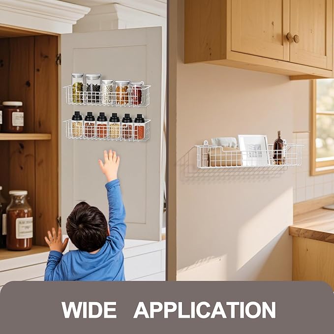 Spice Rack Wall Mount, Spice Holder Shelf Saving Space - Image 9