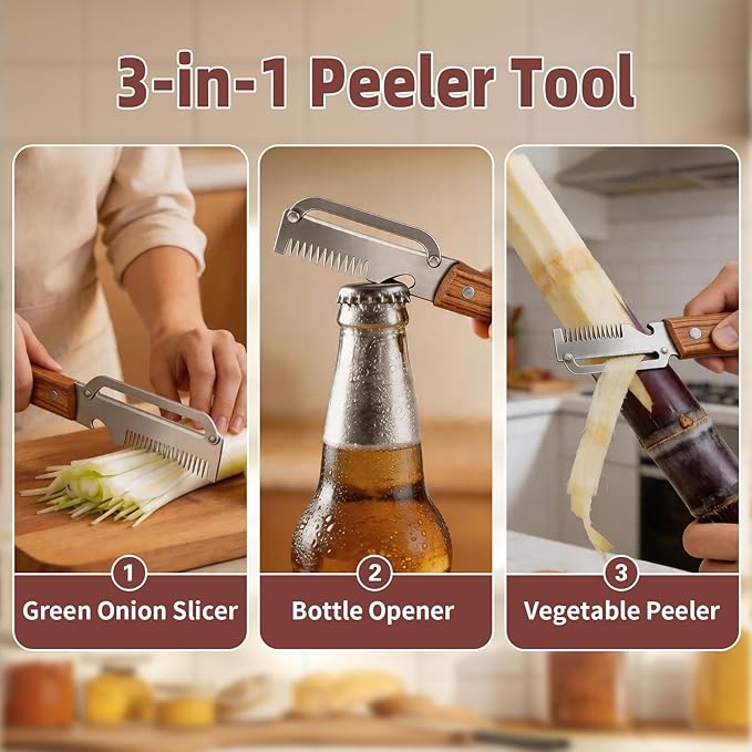 Multifunctional Vegetable Peeler, 3 in 1 Potato Peeler - Image 4