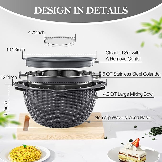 4-1 Colander with Lid Set - Image 8