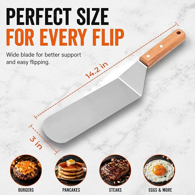 Medium Grill Spatula – Metal Spatula - Image 2