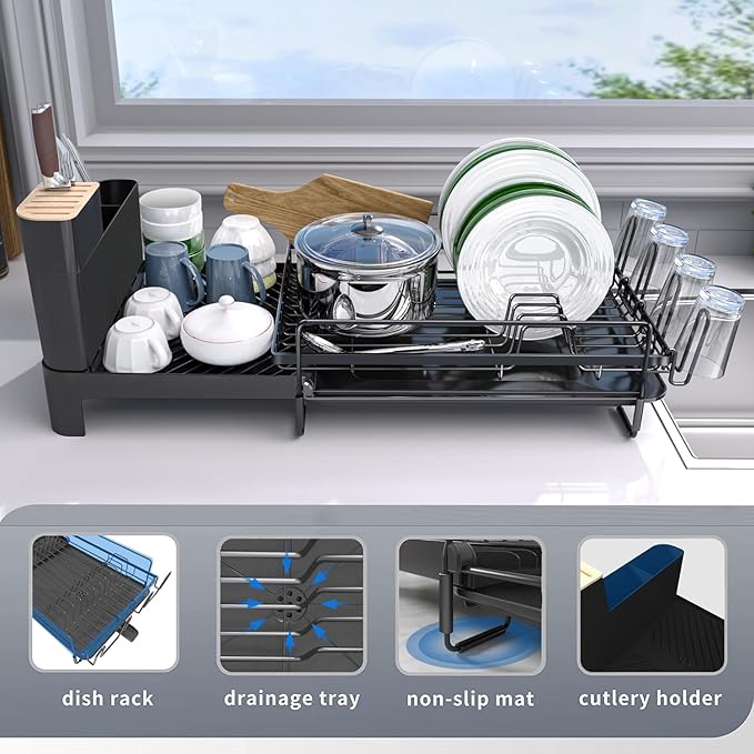 Runnatal Large Detachable Dish Rack - Image 6