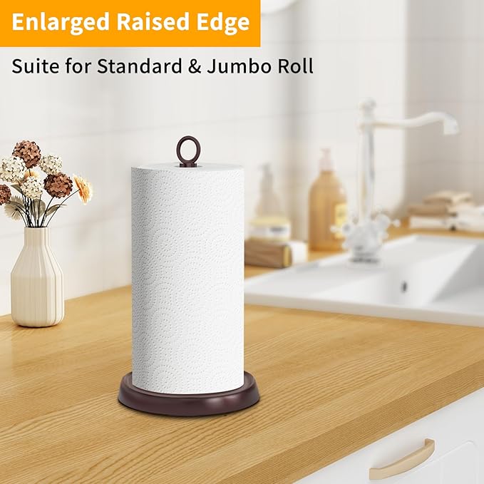 Oil Rubbed Bronze Paper Towel Holder Countertop, Oil Rubbed Bronze Kitchen - Image 6
