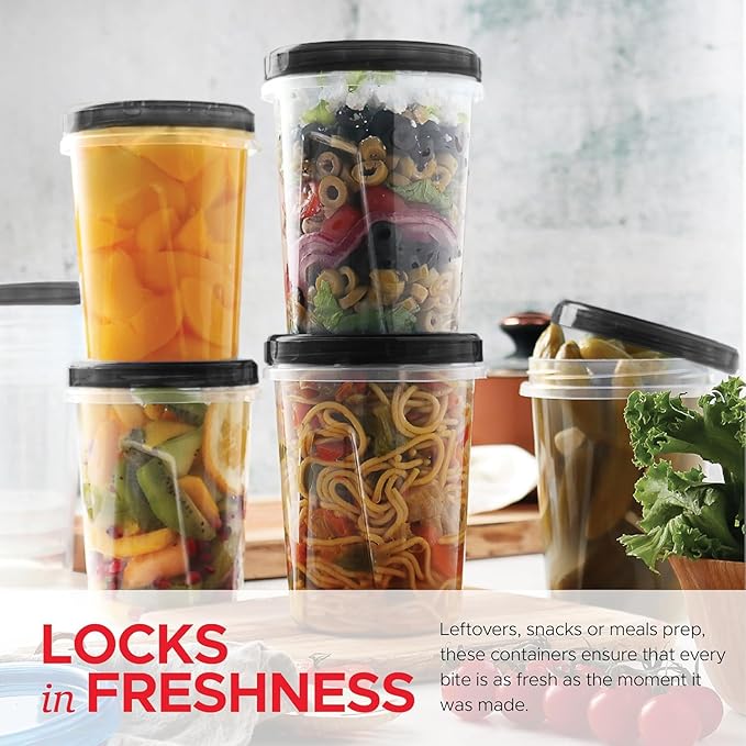 Tafura 10 Pack Leakproof Freezer Containers - Image 3