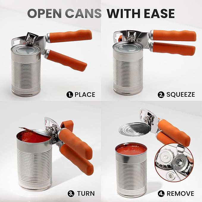 Zulay Kitchen Heavy Duty Stainless Steel Can Opener Manual - Image 6