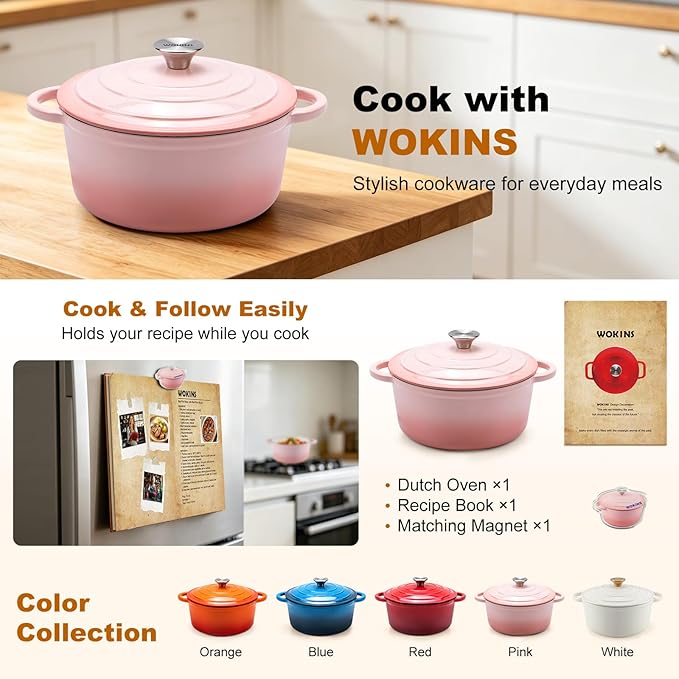 Enameled Cast Iron Dutch Oven - Image 2
