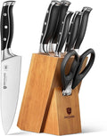 BRODARK Knife Set: 7 Piece Ultra Sharp Kitchen Knife Set Without Steak Knives by BRODARK