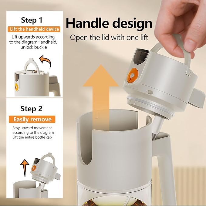 20.3oz/600ml Glass Material 2 in 1 Olive Oil Sprayer - Image 2