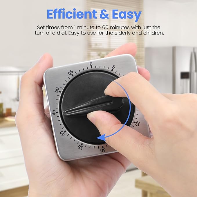 Kitchen Timers for Cooking, Chef Cooking Timer Clock - Image 2