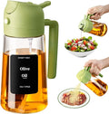 SWEET VIEW 16oz/470ml Oil Dispenser and Oil Sprayer, Glass Olive Oil Pourer by SWEETVIEW